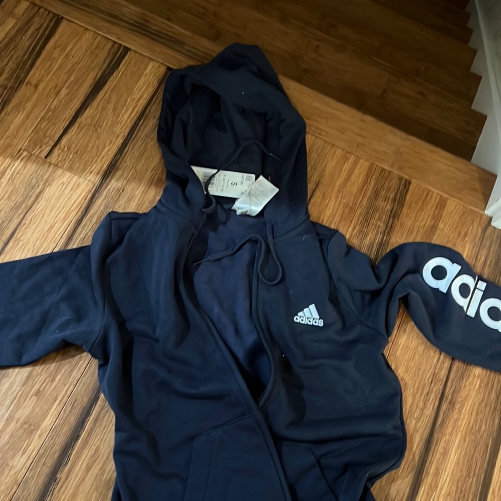 Adidas Logo full zip hoodie